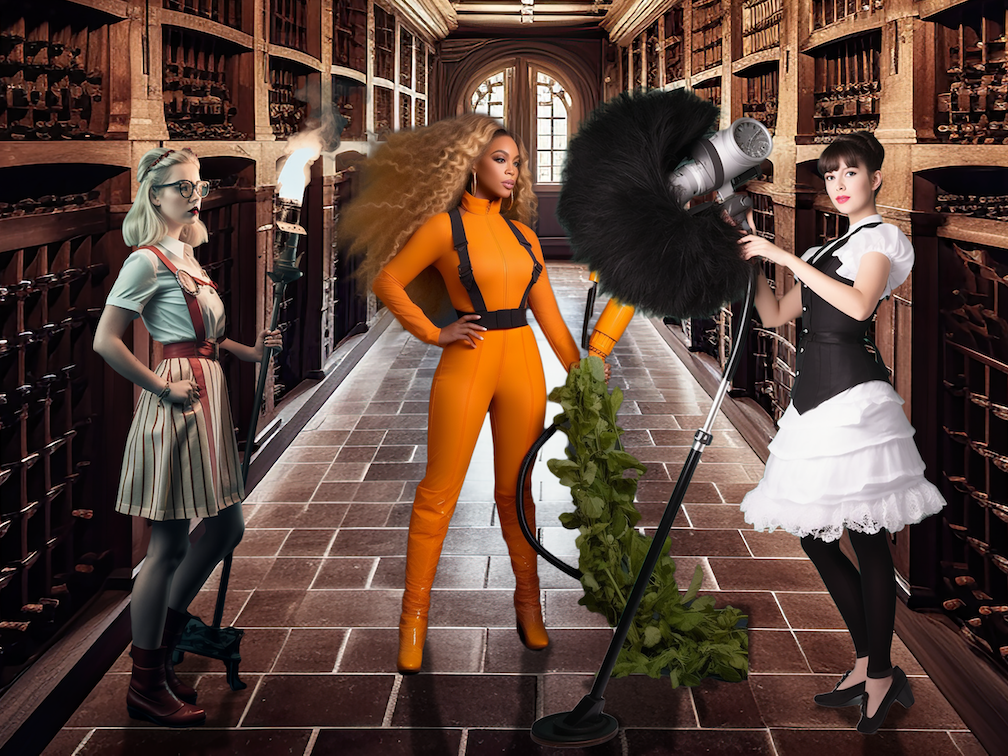 (How did virtual Beyonce get in here?)